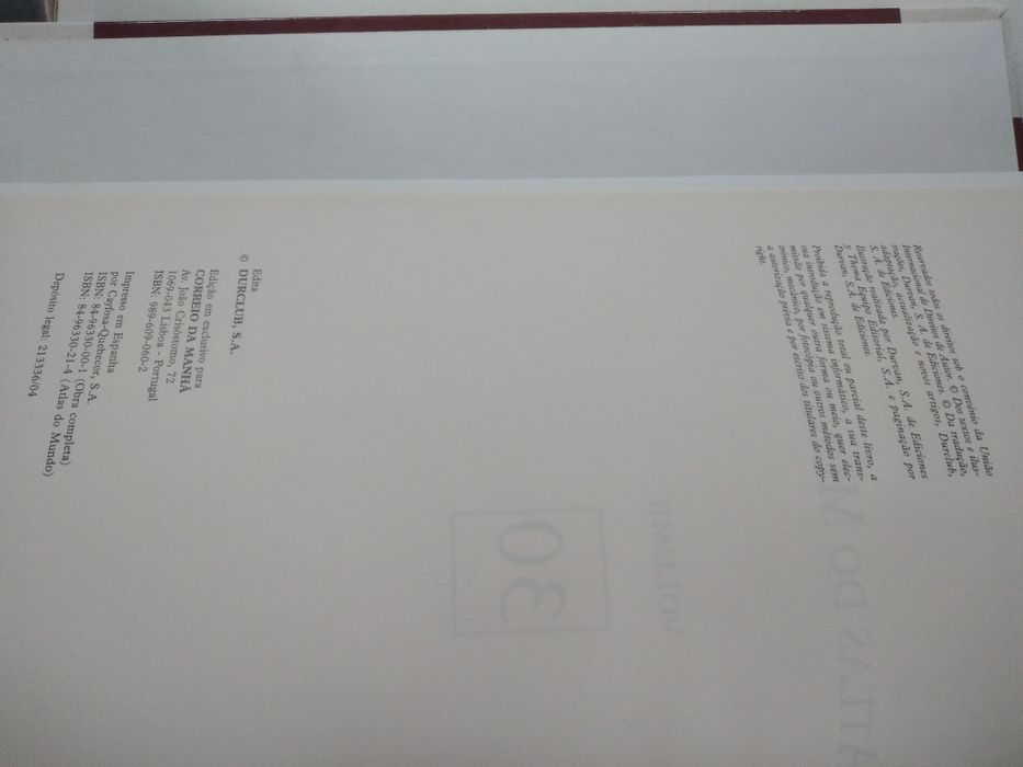 Atlas do mundo - CM * n⁰30