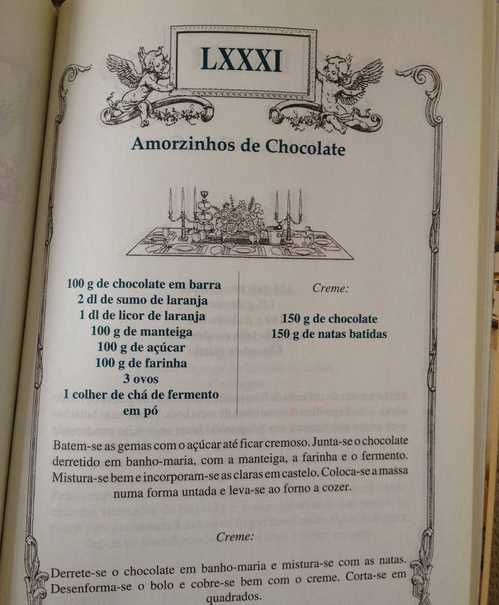 Livro Cozinha Romântica 85 Receitas