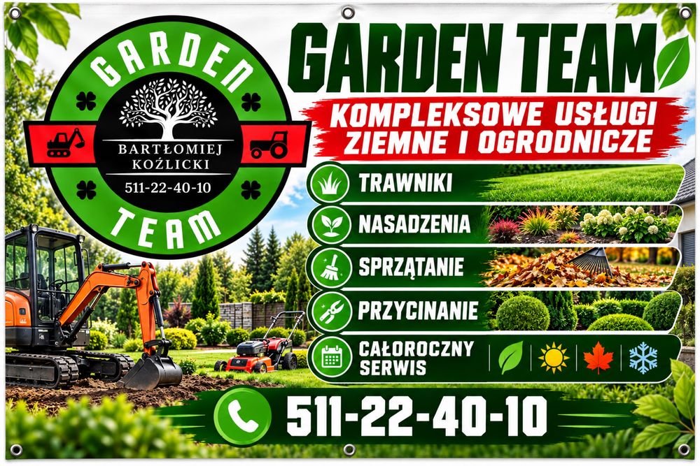 Uslugi ogrodnicze i ziemne