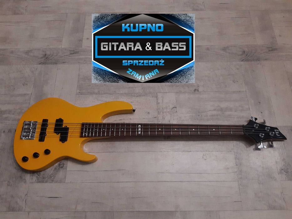 Gitara Basowa Esp Ltd B-50 -Active Yellow Bass- wysyłka Gratis-zamiana