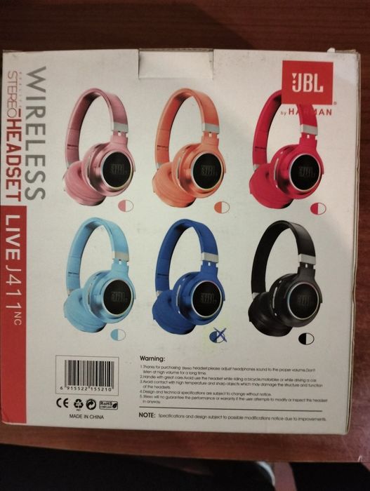Headphones sem fios JBL J411NC