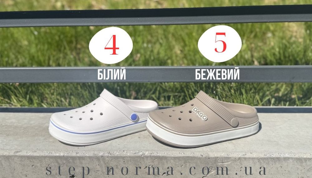 •Акція!Крокси жіночі 36-41р, crocs, сабо літні ЕВА, крокси з піни