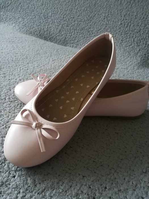 Baleriny rōżowe dziewczęce