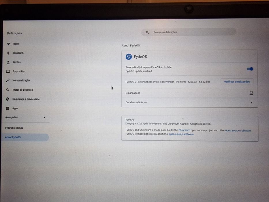 Pinebook pro pine 64 Linux