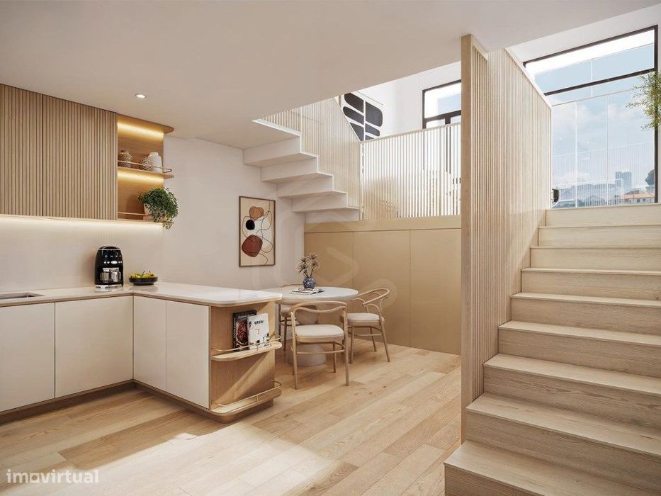 Apartamento T1 duplex junto ao Cais de Gaia - Vila Nova de Gaia