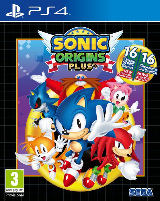 Gra Sonic Origins Plus PS4 Playstation 4 Nowa