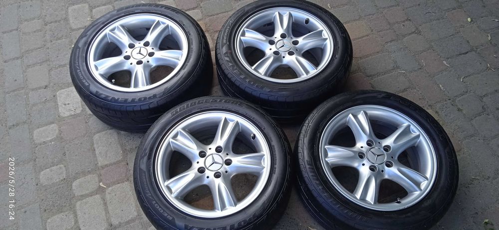 Легкос. диски Mercedes R16 5/112 з рез. Bridgestone - привез. з ПР