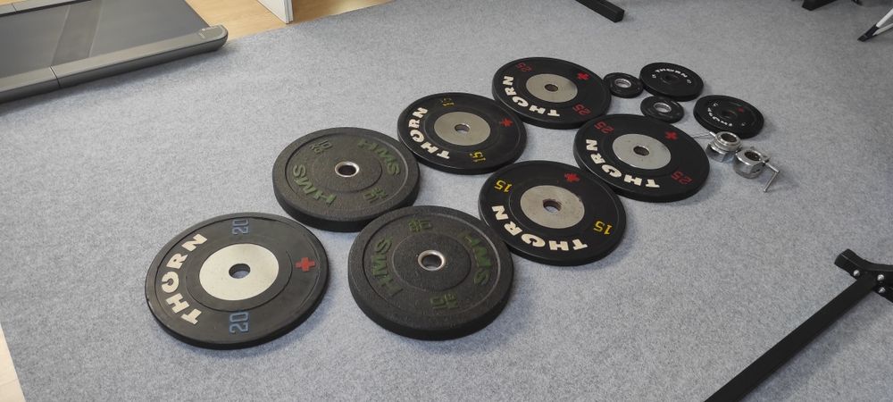 Obciążenie na siłownię zestaw olimpijskie