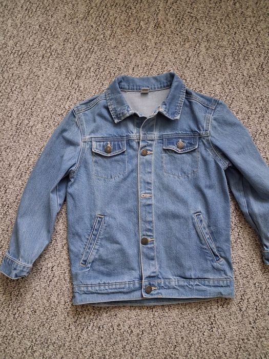 Джинсова куртка подовжена для підлітка