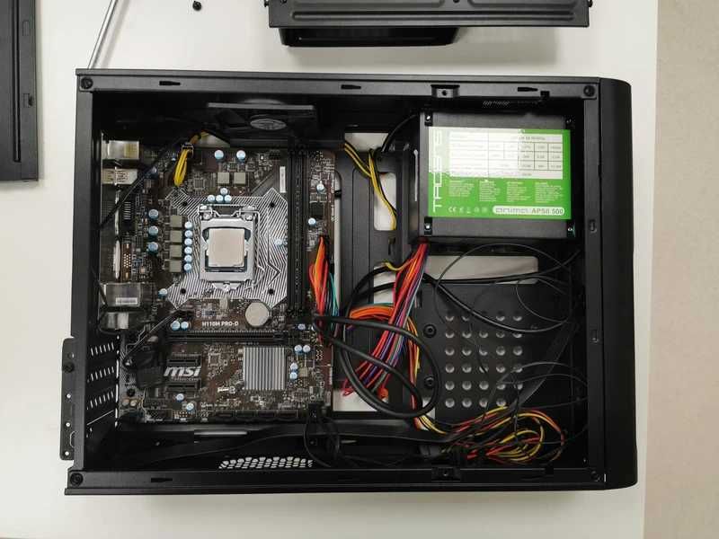 intel i7-7700 + tacens orum III slim + msi h110m pro-d + psu 500w
