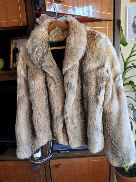 Женский кроличий полушубок,автоледи