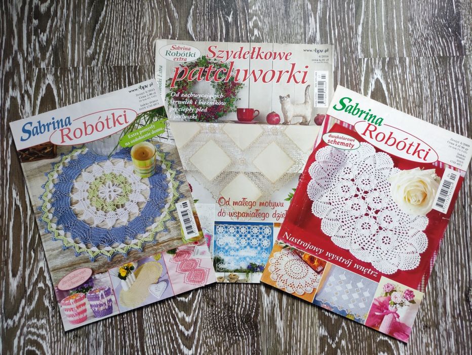 Gazetki ze schematami szydełkowymi Sabrina Robótki