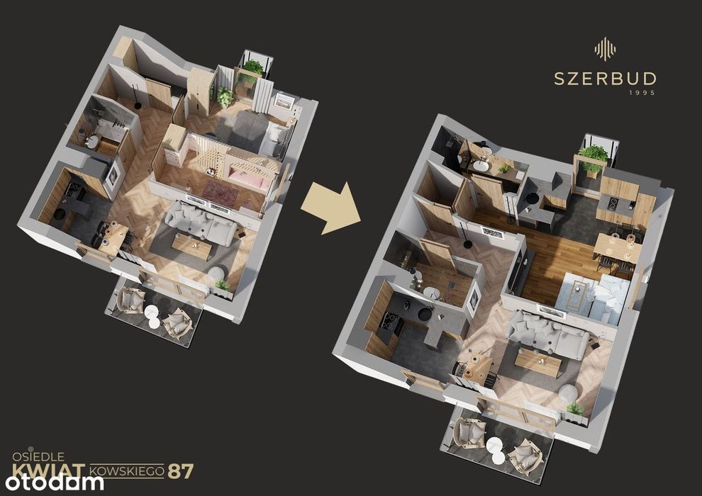 Mieszkanie pod inwestycje 55m² - KUPUJESZ JEDNO, ZYSKUJESZ DWA!