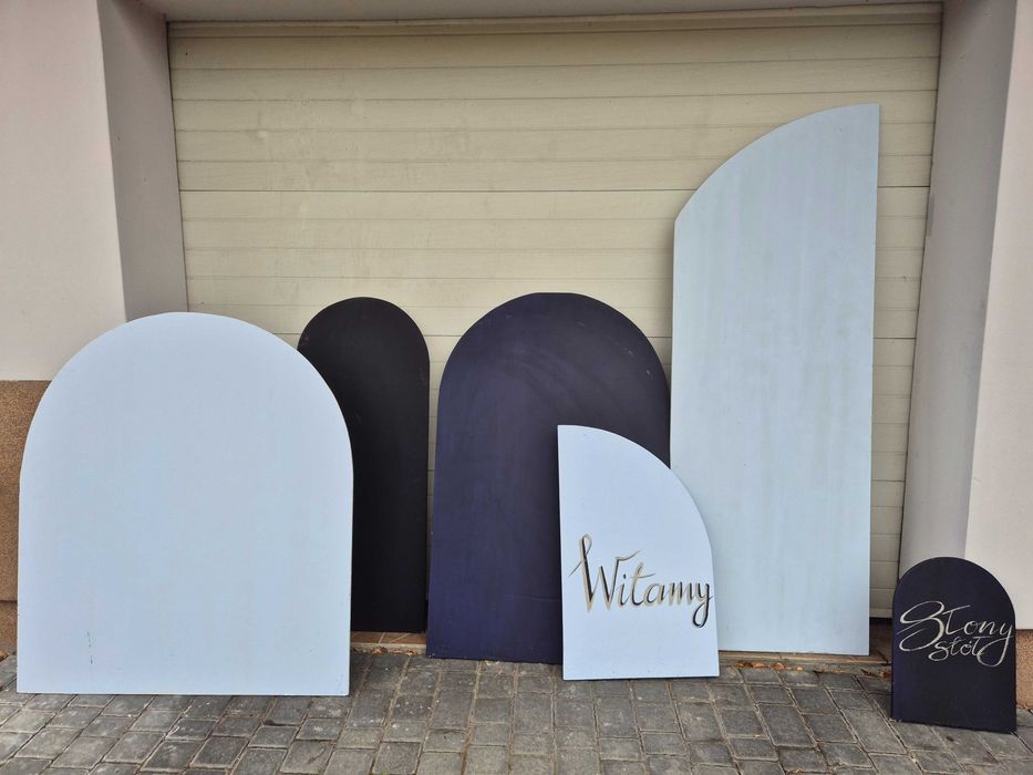 Ślubne panele z płyty mdf ślub ścianka impreza
