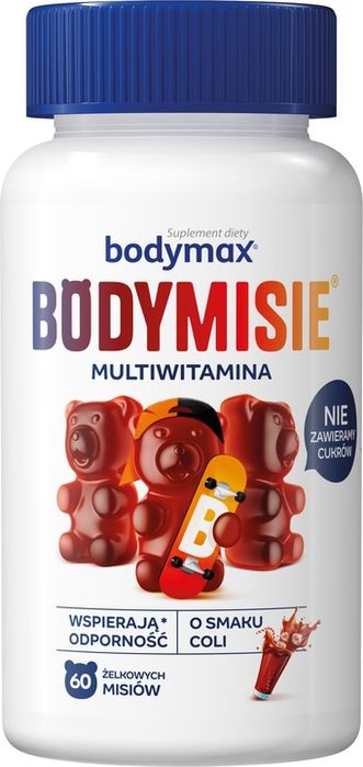 Bodymax Bodymisie żelki dla dzieci o smaku coli 60 sztuk