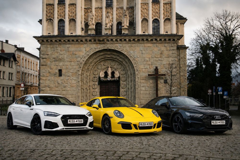 WCARS -Auto do ślubu Audi a5 a7 Porshe 911 carrera 4 GTS samochód na wesele