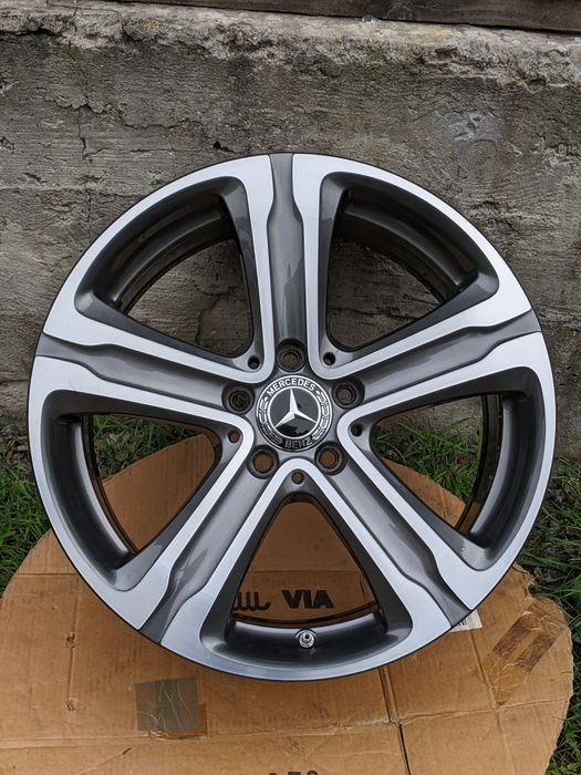 Темно сірі литі диски R18 Mercedes GLC GLE 166 Glk E clas w212 w213 V clas w447