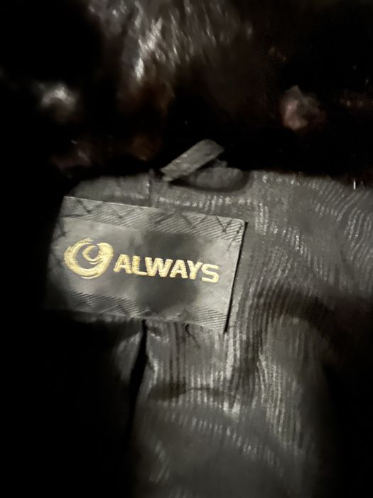 Шуба норкова чорна