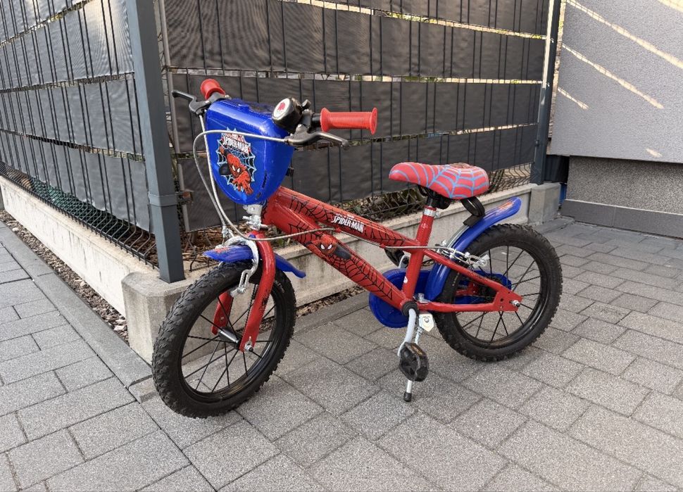 Rowerek spiderman 14 cali