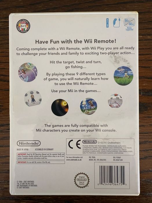 Jogo Wii - Wii Play