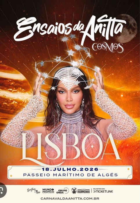 Bilhete Ensaios da Anita Portugal