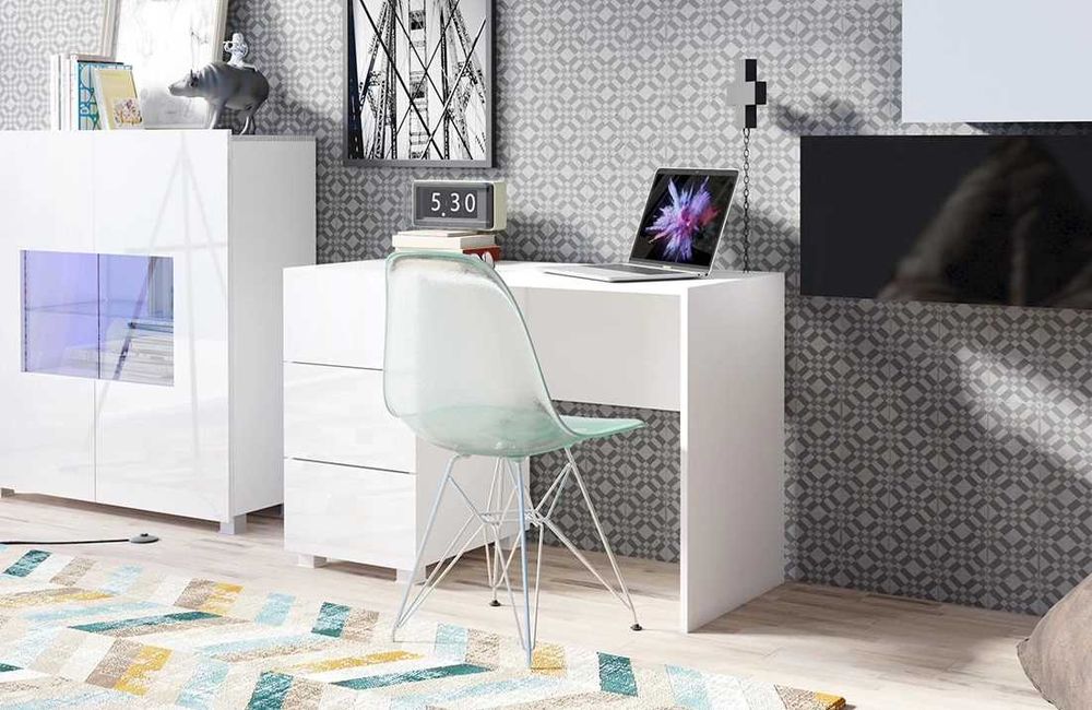 Biurko 110x50x77 Nowe (połysk 3 kolory)