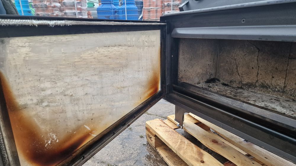 Wklad kominkowy stalowy Milla 16 kW PANORAMA