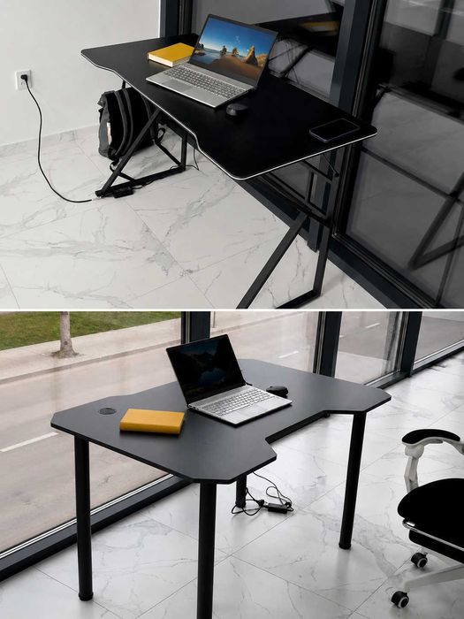 Геймерский игровой компьютерный стол для ПК и ноутбука Gaming Desk / Геймерський ігровий комп’ютерний стіл