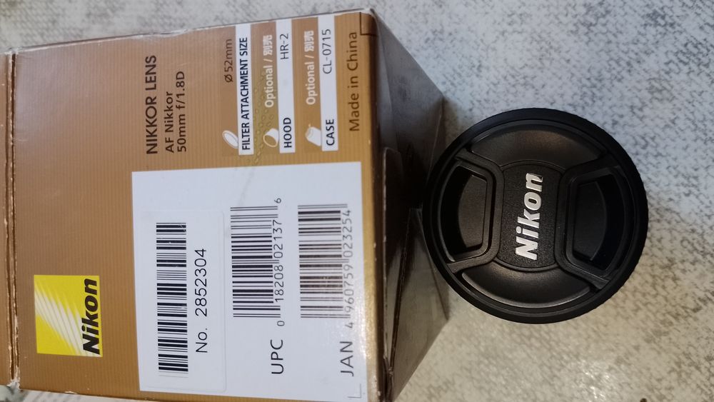 Объектив Nikon AF Nikkor 50mm f/1.8D