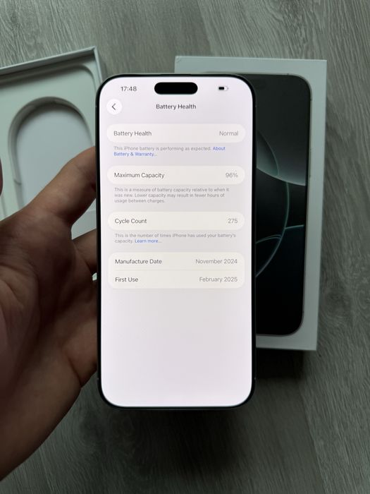iphone 16 pro max 256 GB esim neverlock