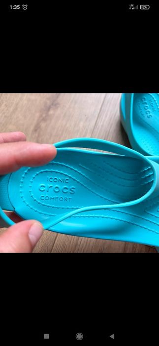 Crocs w9 niebieskie