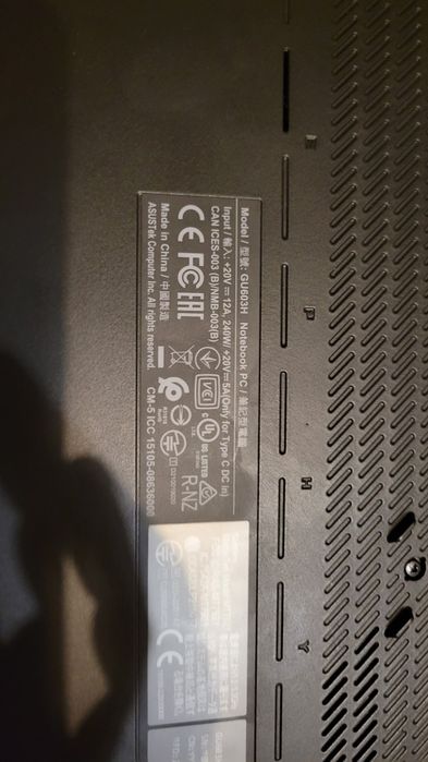 Asus ROG Zephyrus M16 GU603HM ноутбук з I9 та RTX3060