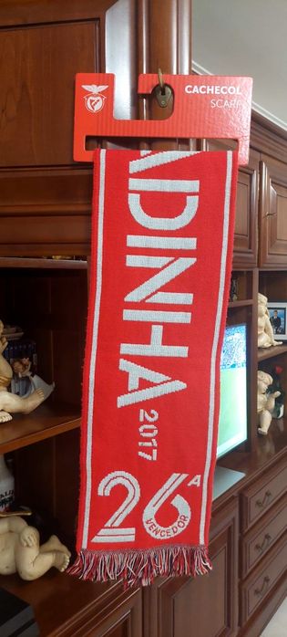 cachecol da dobradinha Benfica