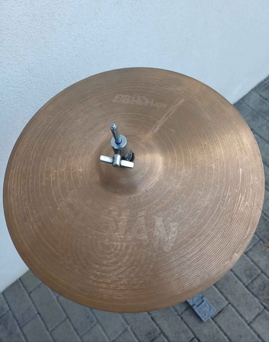 Pratos Sabian b8 14" hit-hat + Tripé Mapex
