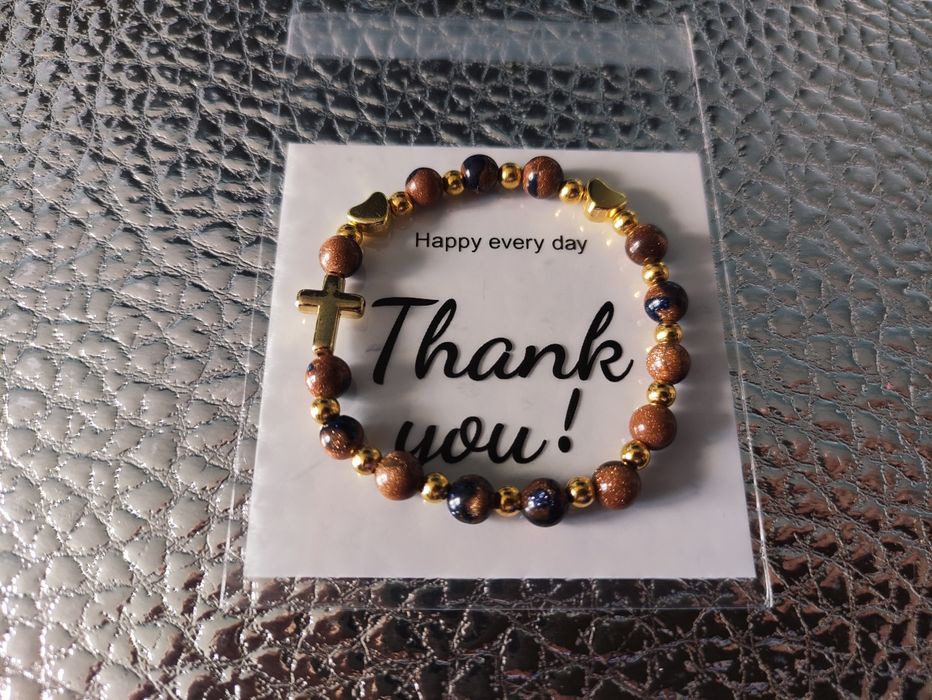 Różaniec bransoletka kamień