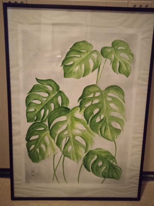 Картины в раме IKEA /акварель 50*70 та 23*32