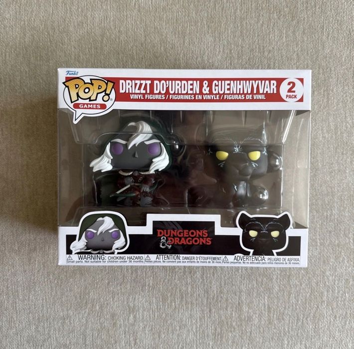 Funko pop dnd Drizzt do’urden & guenhwyvar фанко поп днд