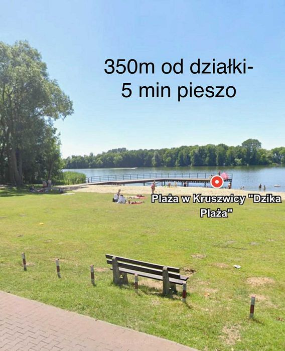 Działka budowlana nad  Gopłem w Kruszwicy