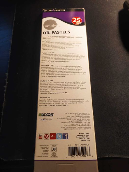 Pastéis de Óleo Daler Rowney - Set 25