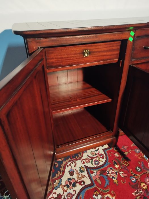 komoda kolonialna VINTAGE drewniana palisander długa 180 cm