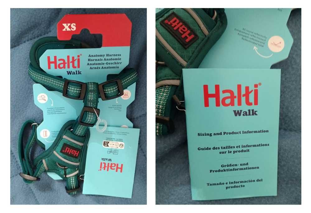 Arnês de cão Halti tamanho XS verde azulado (127)