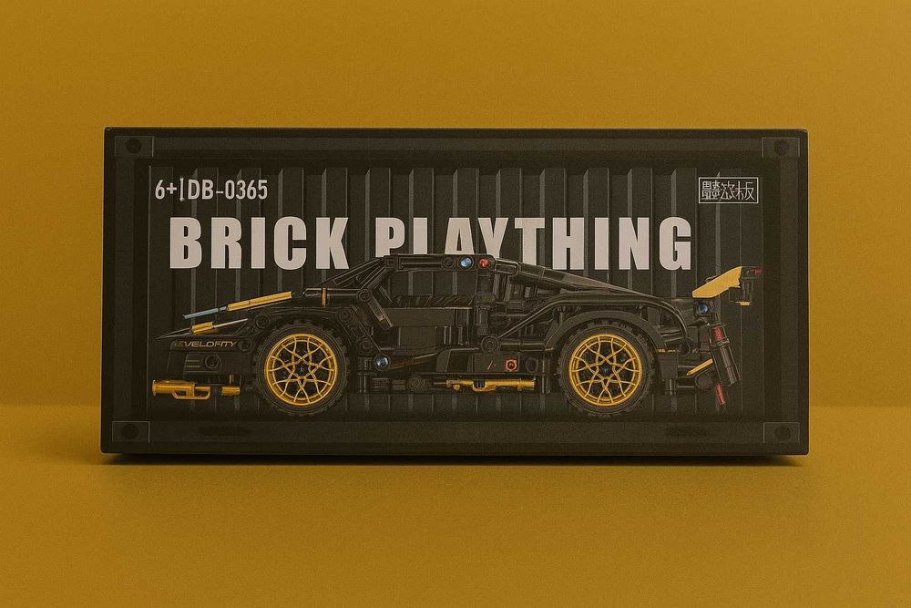 Conjunto de Blocos de Construção Supercarro – 1360 Peças