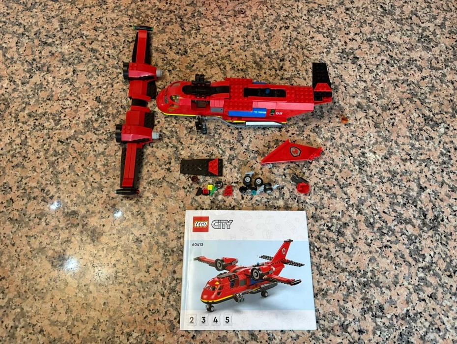 LEGO City 60413 — Avião dos Bombeiros, usado