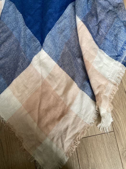Duży zimowych szal damski mega ciepły