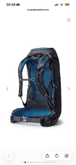 Uma mochila Gregory Focal 38 tamanho L