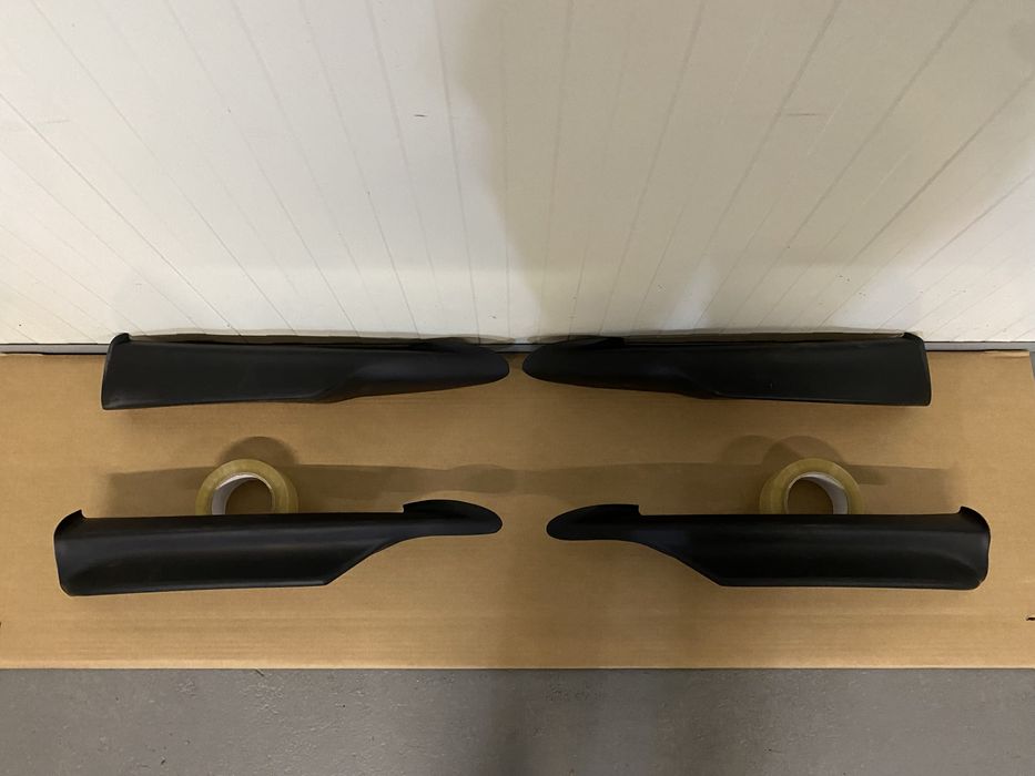 SPLITTERS FRONTAIS LIPS SPOILERS PALAS ABAS FRENTE LÂMINAS BMW Série 3 E90 E91 PACK M PERFORMANCE PRE LCI / LCI