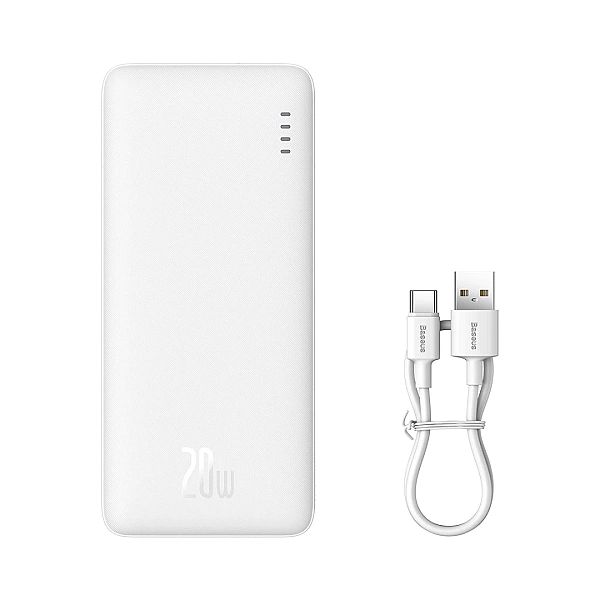Powerbank Baseus Airpow 20W 10000mAh z kablem Baseus Simple Series USB
