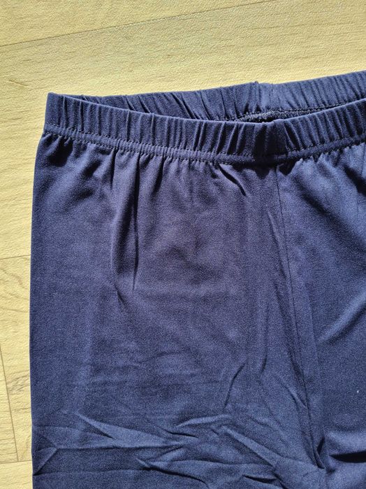 Legginsy bambusowe, gładkie getry, 3/4 rybaczki, wysoki stan, M