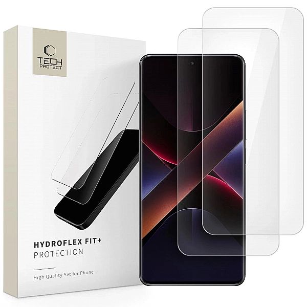 Folia hydrożelowa Tech-Protect Hydroflex Fit+2-Pack na Xiaomi Redmi No