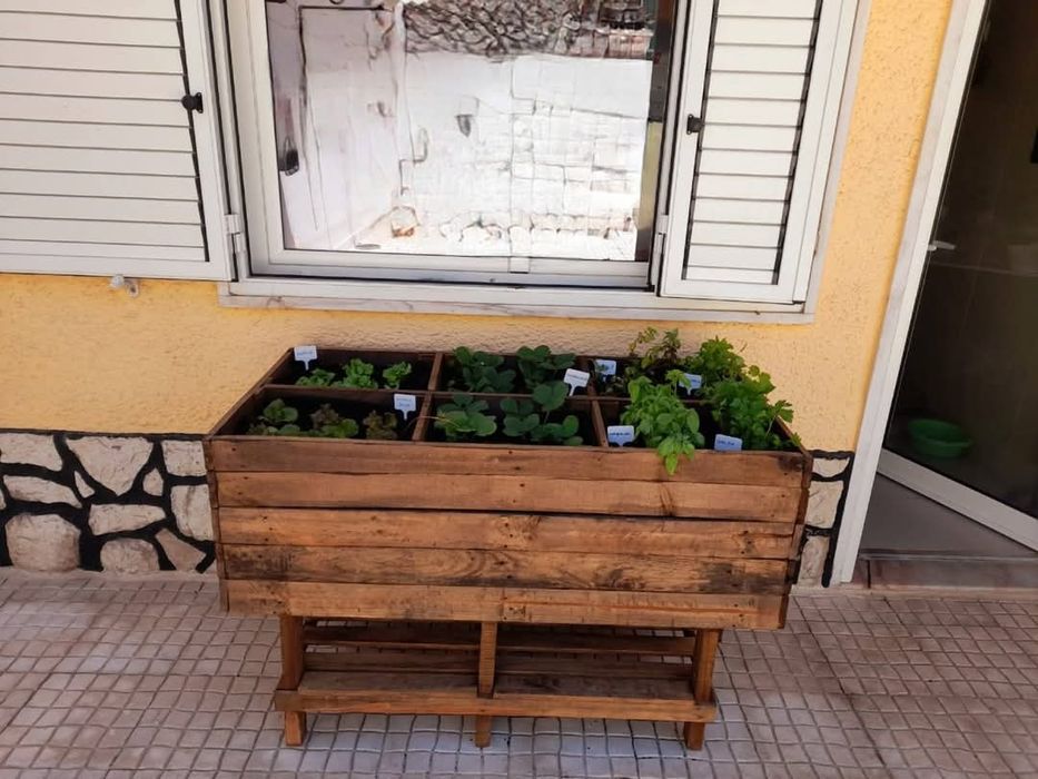 Horta Vertical ou Floreira madeira